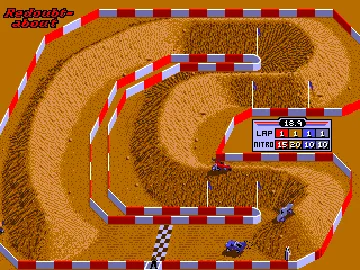 Ironman Stewart's Super Off-Road Track Pack screen shot game playing